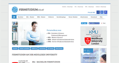 Desktop Screenshot of fernstudium.co.at